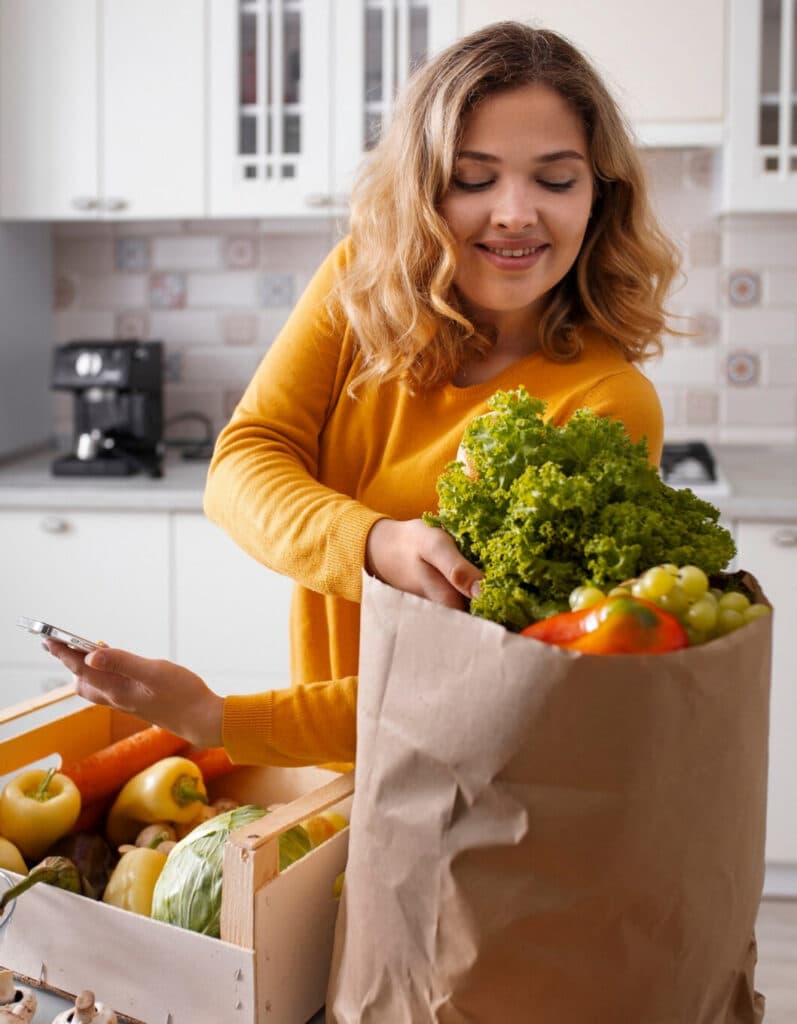 Fresh organic vegetables